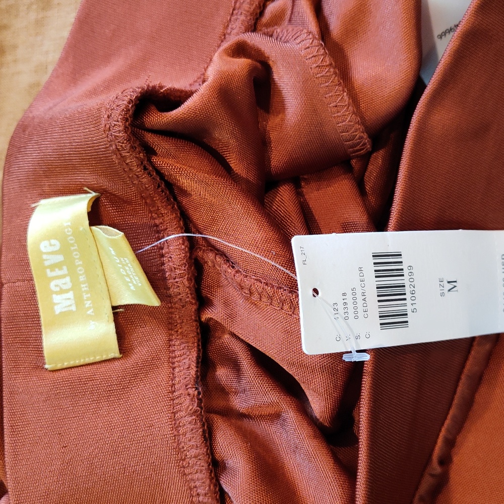 Maeve by Anthropologie Wide Leg Shiloh Cedar Pants M - Picture 4 of 4